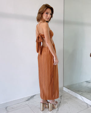 Sienna Pleated Midi Dress