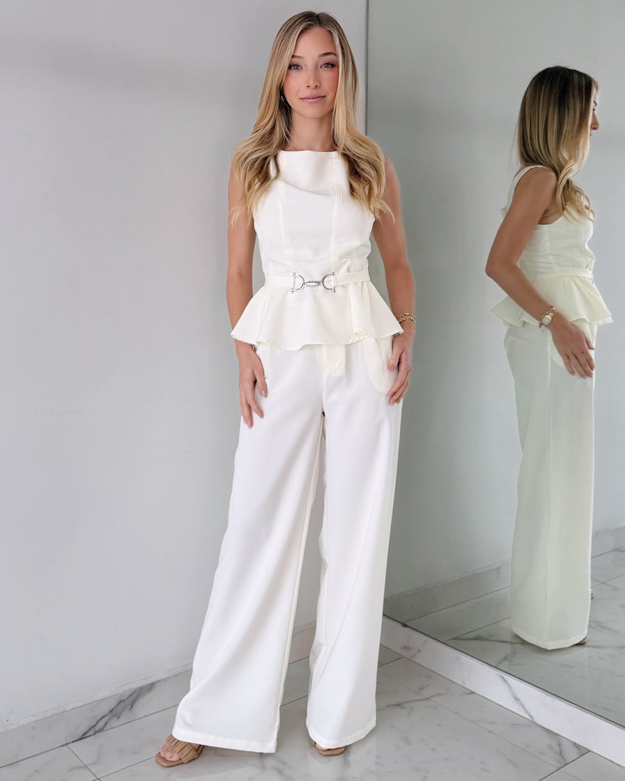 Baby Yellow Pant + Top Two Piece Set