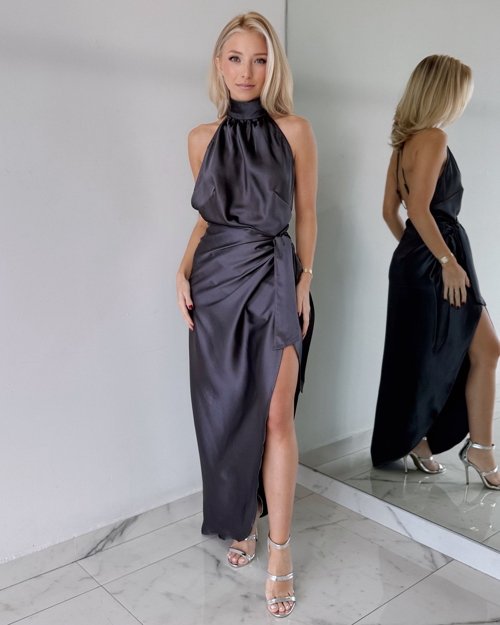 Grey halter store