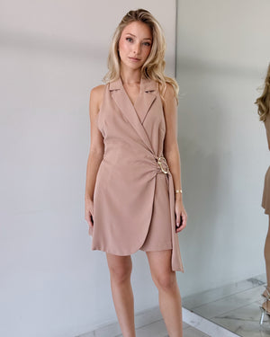 Nude Basic Romper