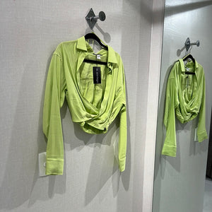 Baby Green Crop Top