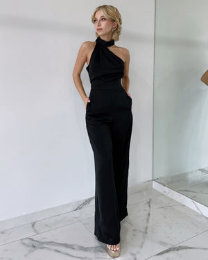 Black Choker Jumpsuit