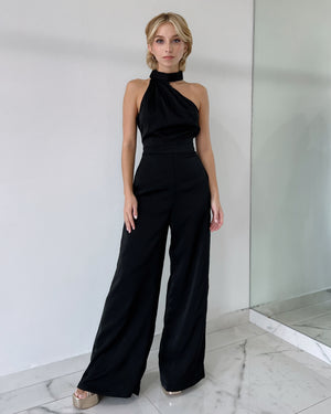 Black Choker Jumpsuit