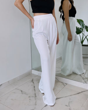 White Basic Pant
